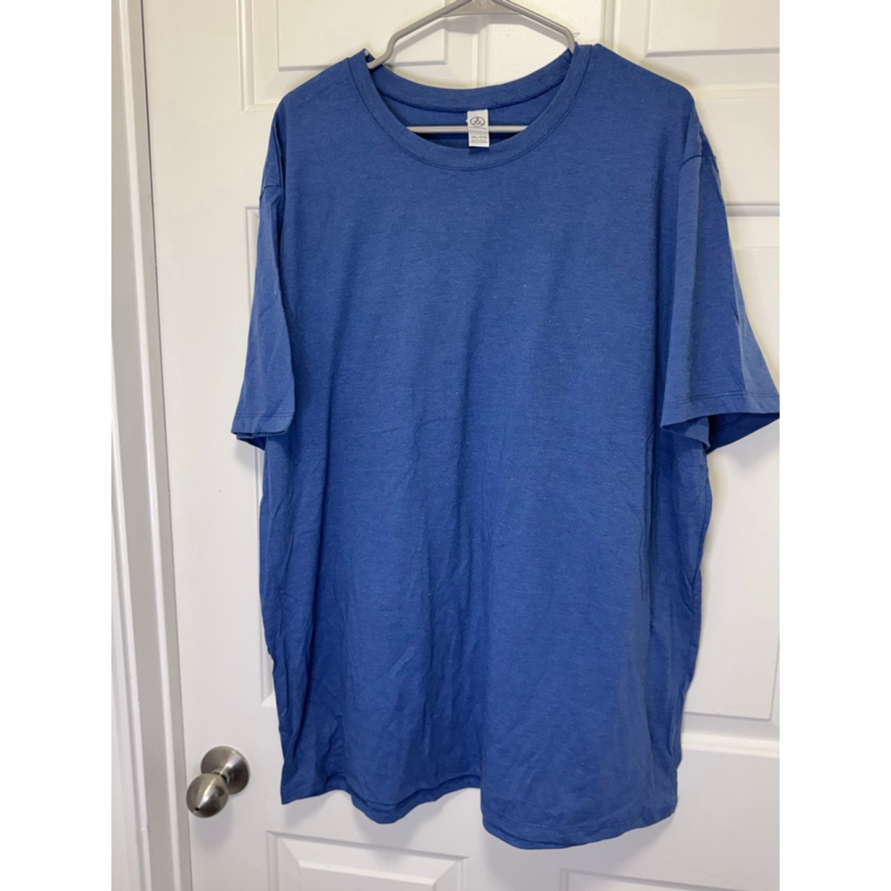 Men's Alternative Apparel Blue Short Sleeve Tee Shirt 3XL Big & Tall